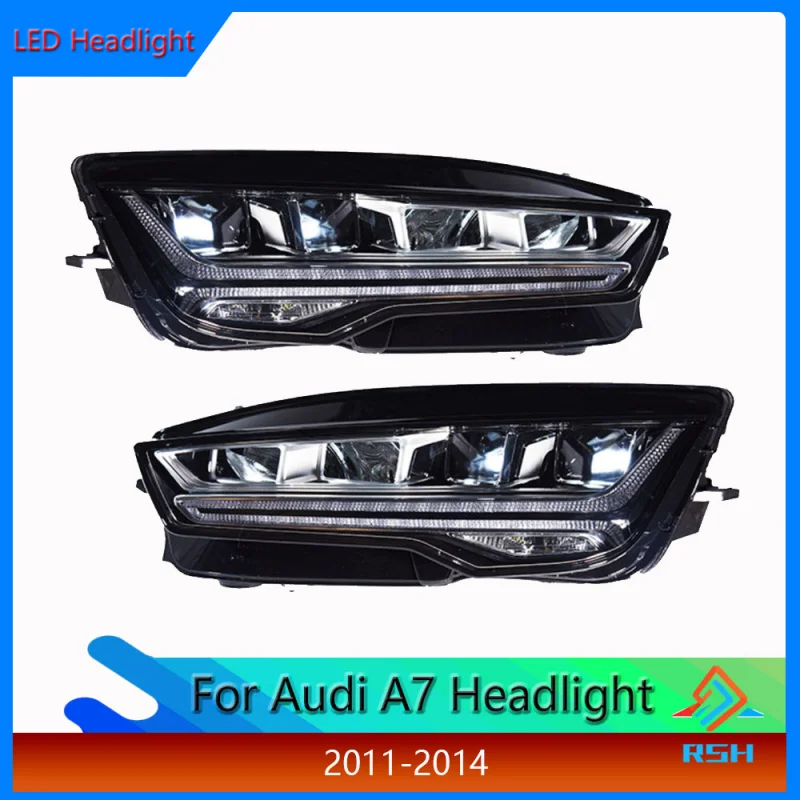 Front Light For Audi A7 2011-2014 Models Retrofit LED Projector Headlight Assembly Featuring Sequential LED Turn Signals Light
Front Light For Audi A7 2011-2014 Models Retrofit LED Projector Headlight Assembly Featuring Sequential LED Turn Signals Light