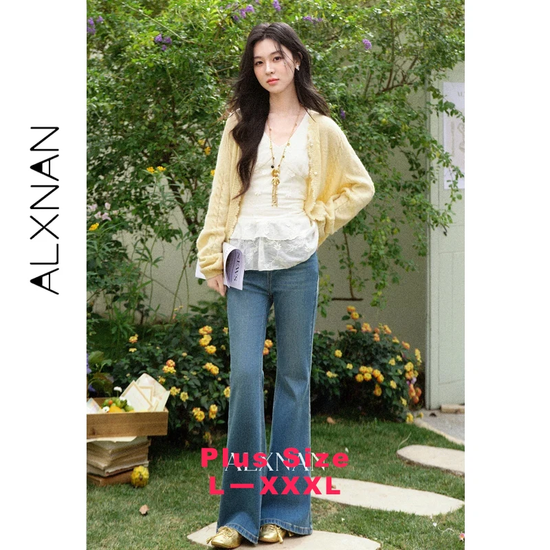ALXNAN Plus Size Women's Yellow Knit Cardigan 2026 Pearl Buttons Long Sleeve Sweater Fashion Casual Elegant Tops Female D61207
ALXNAN Plus Size Women's Yellow Knit Cardigan 2026 Pearl Buttons Long Sleeve Sweater Fashion Casual Elegant Tops Female D61207