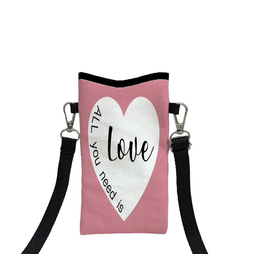 LOVE Shoulder Bag High Quality Material Phone Bag with Adjustable Strap, Casual Style Women's Wallet Accessory Storage Bagt5.27
LOVE Shoulder Bag High Quality Material Phone Bag with Adjustable Strap, Casual Style Women's Wallet Accessory Storage Bagt5.27