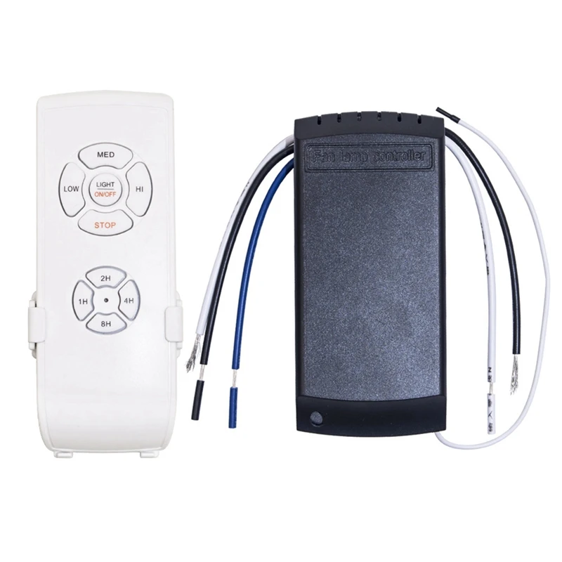 Universal Ceiling Fan Lamp Remote Control Kit Timing Setting Switch Adjuste Wind Speed Transmitter Receiver
Universal Ceiling Fan Lamp Remote Control Kit Timing Setting Switch Adjuste Wind Speed Transmitter Receiver