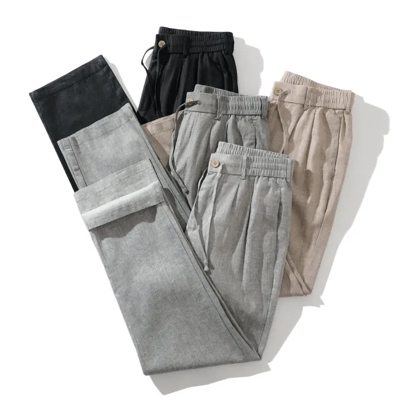 Outdoor Mountaineering Sport Linen Blended Breathable Retro Casual Stretch Waist High-waist Pants with A Sophisticated Style
Outdoor Mountaineering Sport Linen Blended Breathable Retro Casual Stretch Waist High-waist Pants with A Sophisticated Style