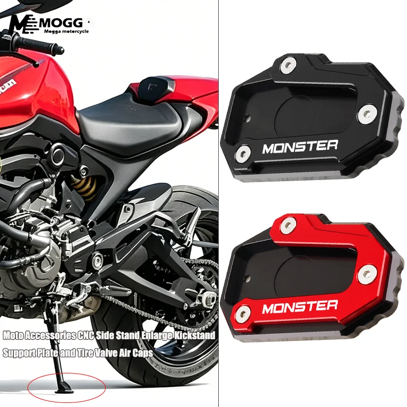 For DUCATI Monster 950 SP 937 890 821 1200 1200S 2014-2026 Motorcycle Kickstand Side Stand Extension Pad Enlarger Suport Plate
For DUCATI Monster 950 SP 937 890 821 1200 1200S 2014-2026 Motorcycle Kickstand Side Stand Extension Pad Enlarger Suport Plate