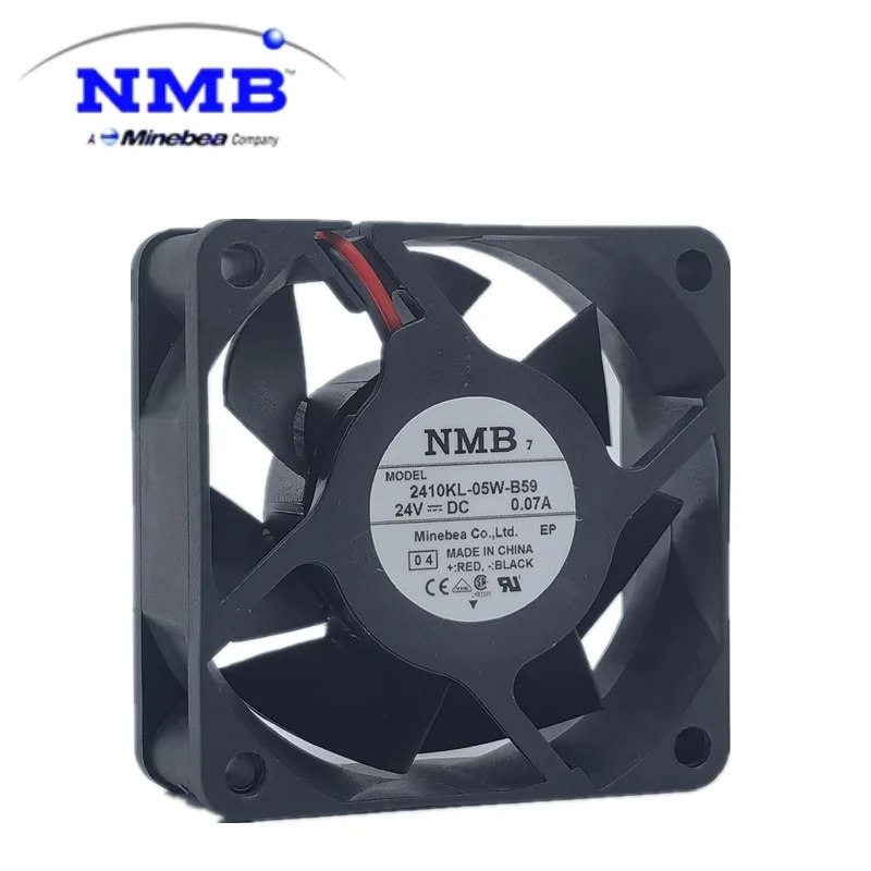 New nmb-mat 2410KL-05W-B59 24V 0.07a 6025 6cm silent DC fan
New nmb-mat 2410KL-05W-B59 24V 0.07a 6025 6cm silent DC fan