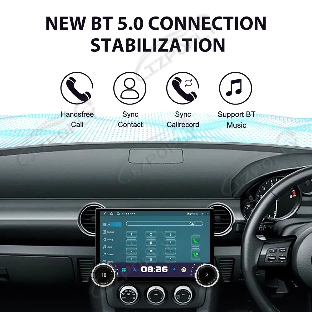Автомагнитола Lizpofly Upgrade 11.5 дюймов для Mazda MX-5 2005–2015 – беспроводной Carplay и Android Auto, GPS-навигация и сенсорный экран
Автомагнитола Lizpofly Upgrade 11.5 дюймов для Mazda MX-5 2005–2015 – беспроводной Carplay и Android Auto, GPS-навигация и сенсорный экран