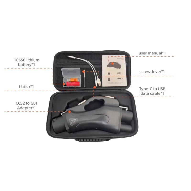 Адаптер для быстрой зарядки электромобилей 1000 В, 300 А CCS2 к GBT DC, подходит для автомобилей китайского производства, включая BYD и ZEEKR.
Адаптер для быстрой зарядки электромобилей 1000 В, 300 А CCS2 к GBT DC, подходит для автомобилей китайского производства, включая BYD и ZEEKR.