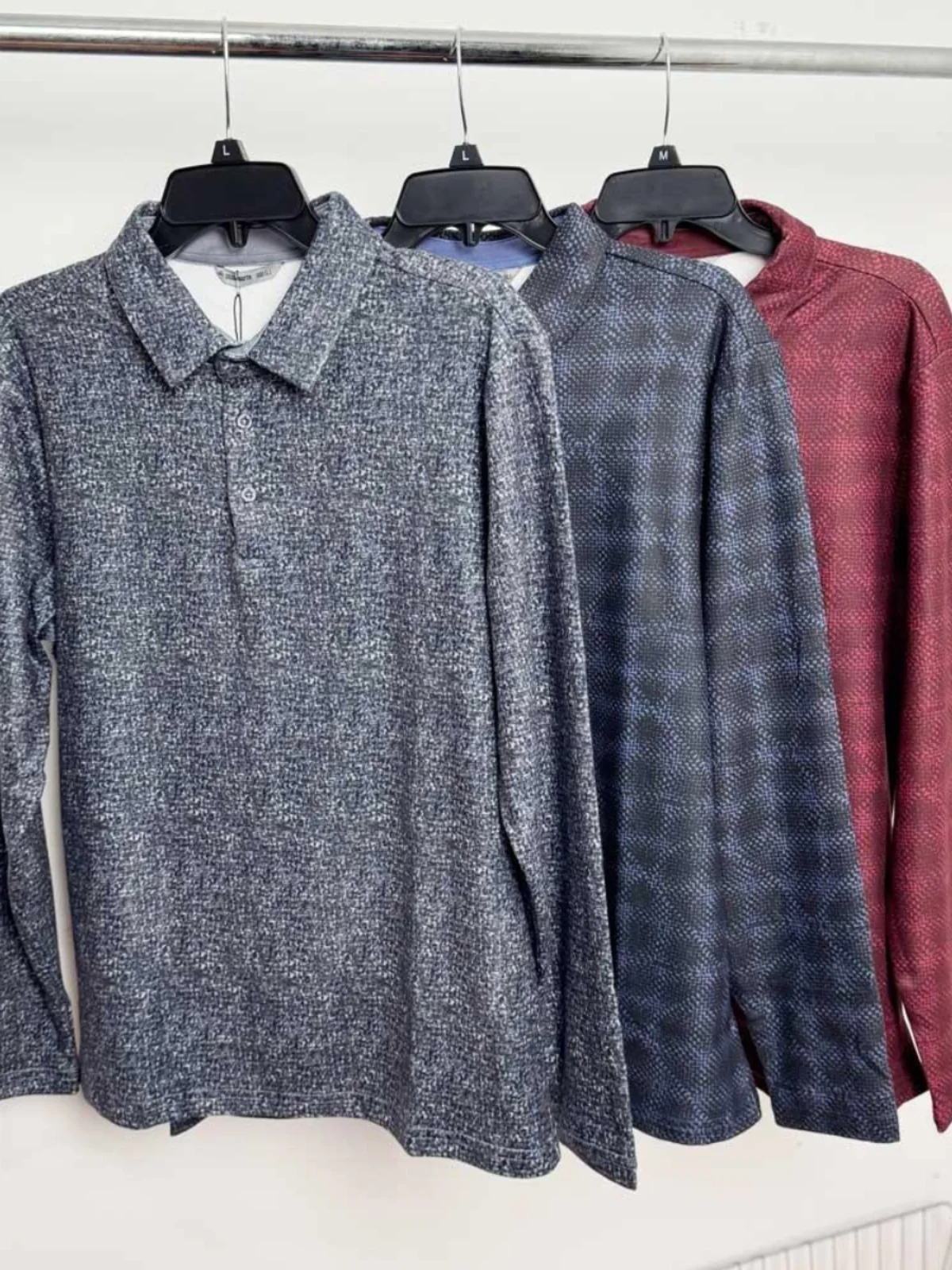Men's Golf Shirt Long Sleeve Fleece Lined Thermal Composite Autumn Winter Basic Business Gentleman Style Loose Fit
Men's Golf Shirt Long Sleeve Fleece Lined Thermal Composite Autumn Winter Basic Business Gentleman Style Loose Fit