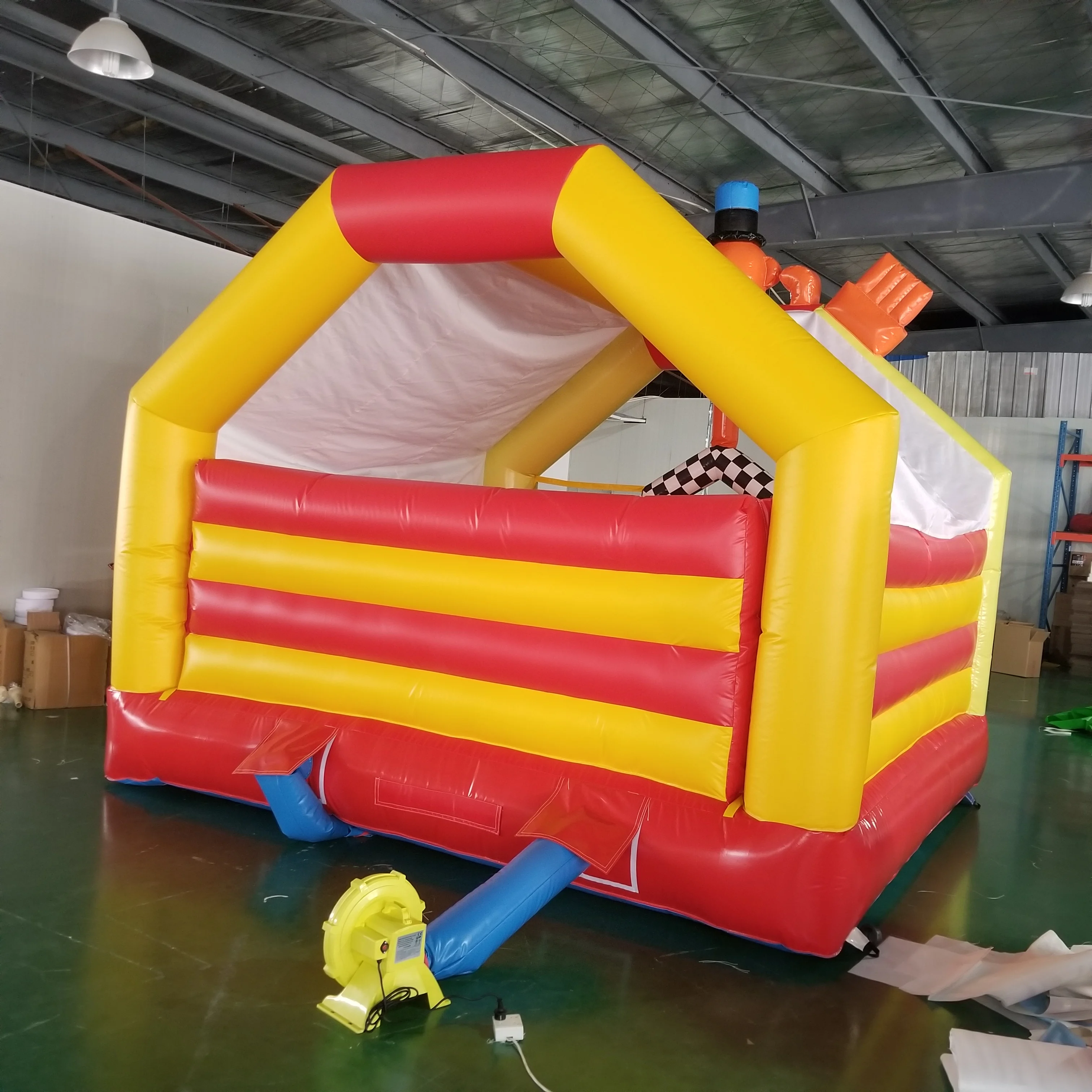 Inflatable Bouncy Castle Kids Bounce House with Double Slide Jumping Trampoline Indoor Outdoor Backyard Amusement Equipment Play
Inflatable Bouncy Castle Kids Bounce House with Double Slide Jumping Trampoline Indoor Outdoor Backyard Amusement Equipment Play