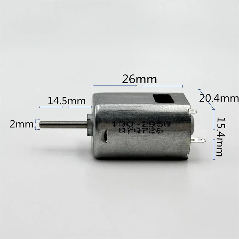 FK-130SH-2958 20mm Mini Micro Motor DC 3.7V/4.2V/5V/6V 25K RPM High Speed Carbon Brush DIY Hobby Toy Model
FK-130SH-2958 20mm Mini Micro Motor DC 3.7V/4.2V/5V/6V 25K RPM High Speed Carbon Brush DIY Hobby Toy Model