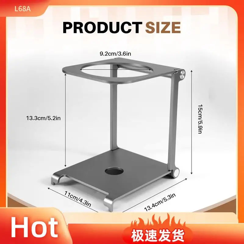 L68A Aluminum Alloy Foldable Coffee Drip Holder For Manual Espresso, Portable Travel Home Using Tool
L68A Aluminum Alloy Foldable Coffee Drip Holder For Manual Espresso, Portable Travel Home Using Tool