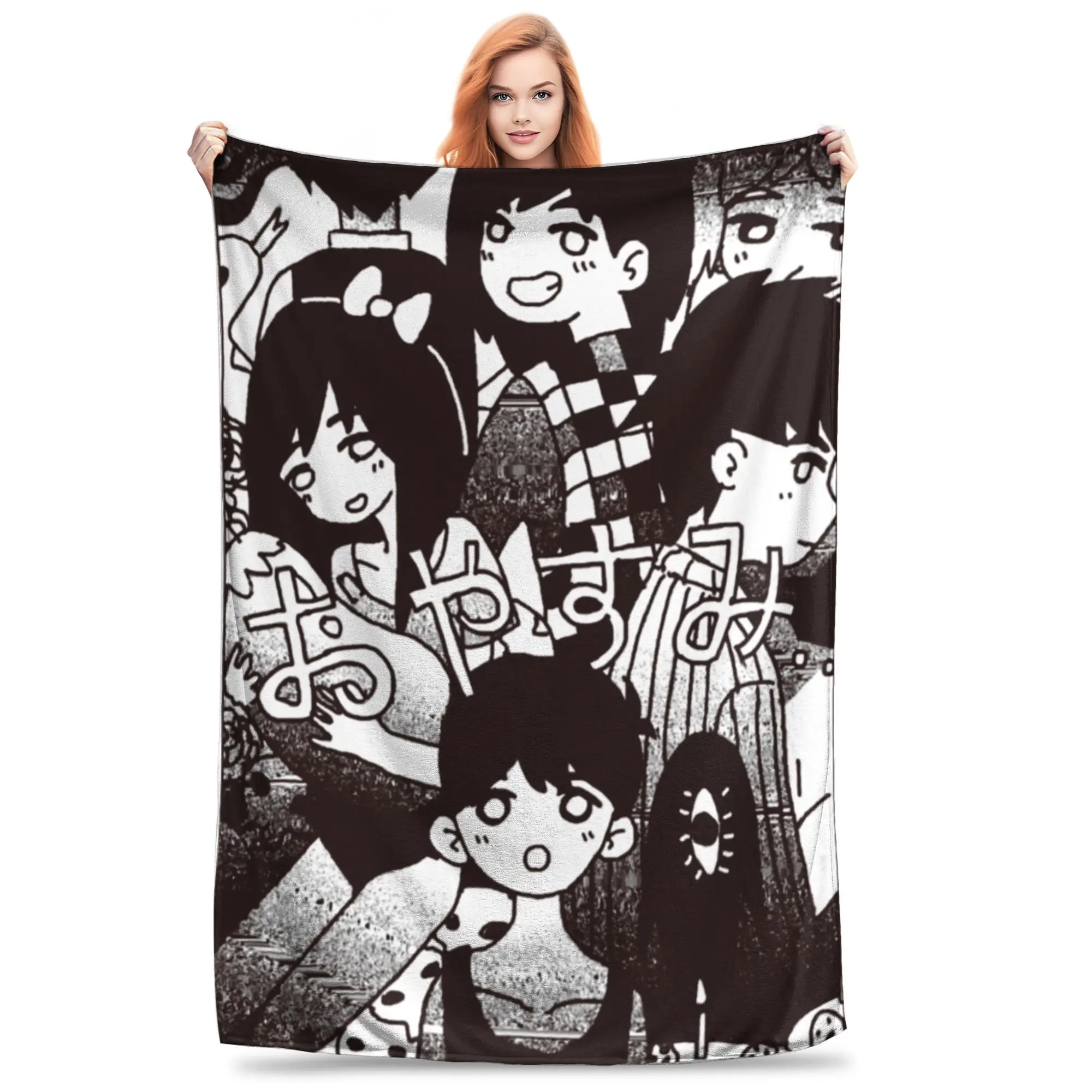 Omori Poster Blankets Basil Aubrey Anime Game Flannel Funny Soft Throw Blanket for Coverlet Autumn/Winter,
Omori Poster Blankets Basil Aubrey Anime Game Flannel Funny Soft Throw Blanket for Coverlet Autumn/Winter,