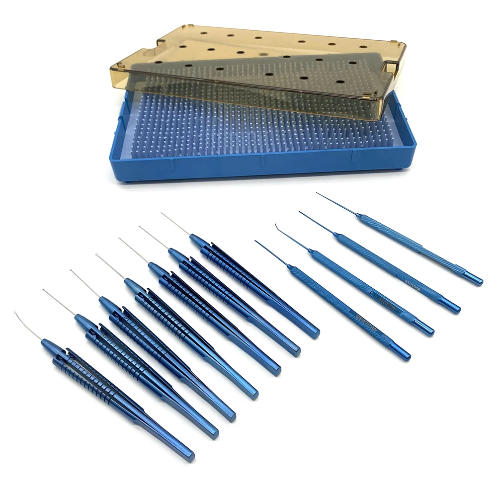 Vitreo Retinal Instruments Set Kit Ophthalmic Forceps Retina Hook Spatula Kit Ophthalmic surgical instrument
Vitreo Retinal Instruments Set Kit Ophthalmic Forceps Retina Hook Spatula Kit Ophthalmic surgical instrument