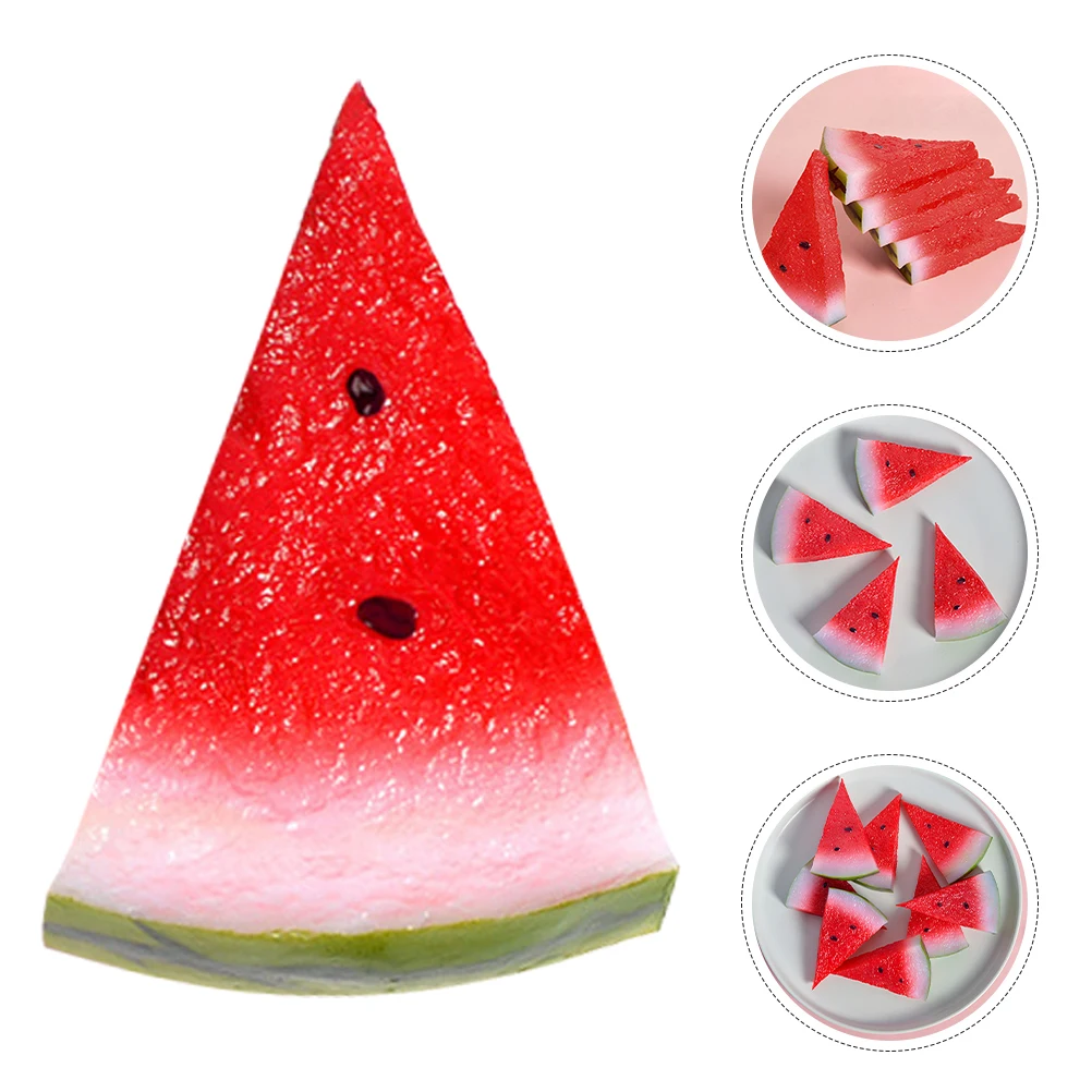 2Pcs Gorgeous Faux Watermelon Slices Decorative Models for Kindergartens and Schools
2Pcs Gorgeous Faux Watermelon Slices Decorative Models for Kindergartens and Schools