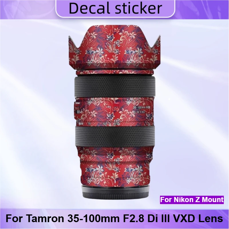 For Tamron 35-100mm F2.8 For Nikon Z Mount Lens Sticker Full Coverage Protective Sticker Removable No Residue Vinyl Decal
For Tamron 35-100mm F2.8 For Nikon Z Mount Lens Sticker Full Coverage Protective Sticker Removable No Residue Vinyl Decal