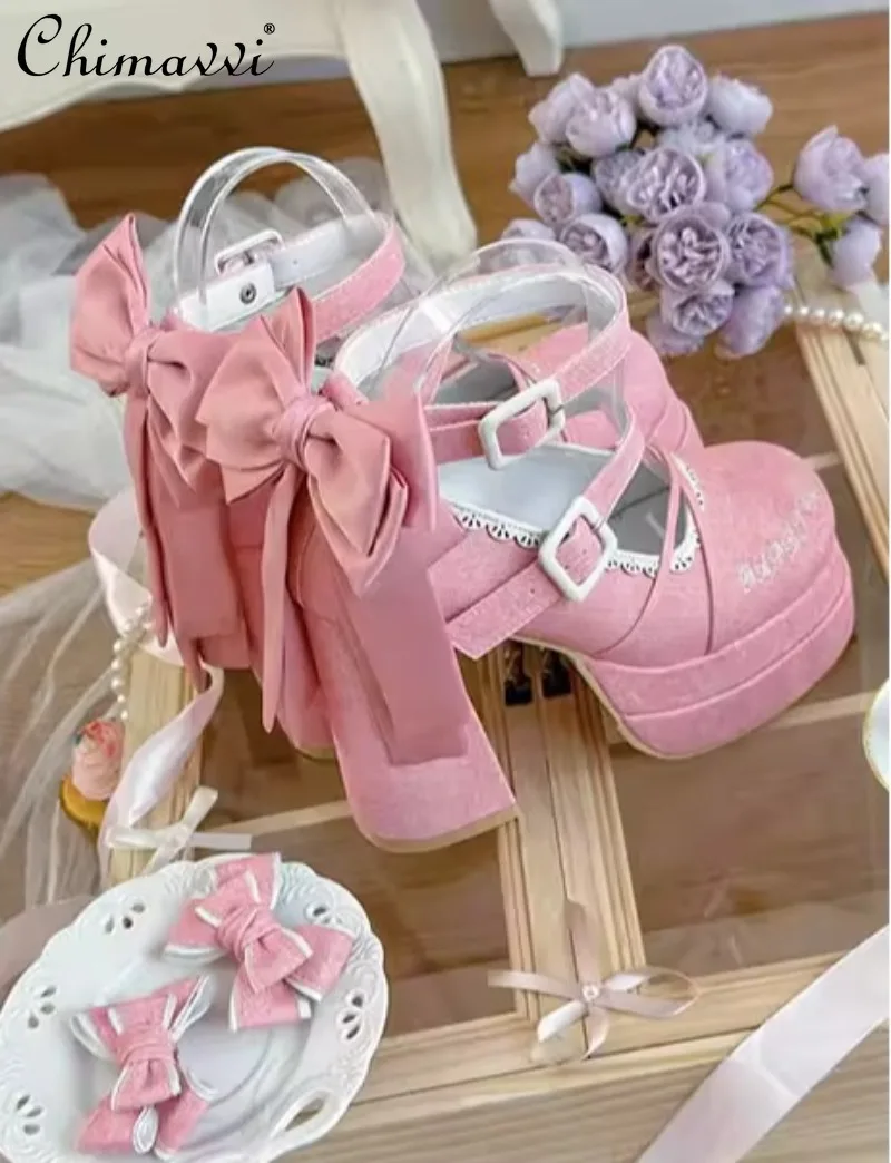 Original Lo Mary Jane High Heels New Spring and Autumn Sweet Girls Women Waterproof Platform Princess High Heels Pumps Shoes
Original Lo Mary Jane High Heels New Spring and Autumn Sweet Girls Women Waterproof Platform Princess High Heels Pumps Shoes