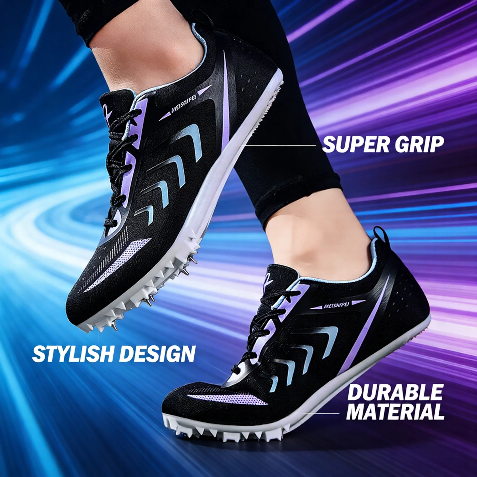 Running Sprint Shoes Lightweight Training Athletic Sport Long Jump Track and Field Spikes Spiked Match Shoes Racing Sports
Running Sprint Shoes Lightweight Training Athletic Sport Long Jump Track and Field Spikes Spiked Match Shoes Racing Sports