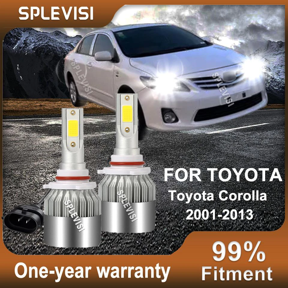 2x LED Headlight Bulbs High Beam 6000K White Replace Kit For Toyota Corolla 2001-2013 2002 2003 2004 2005 2006 2007 2008 2009
2x LED Headlight Bulbs High Beam 6000K White Replace Kit For Toyota Corolla 2001-2013 2002 2003 2004 2005 2006 2007 2008 2009