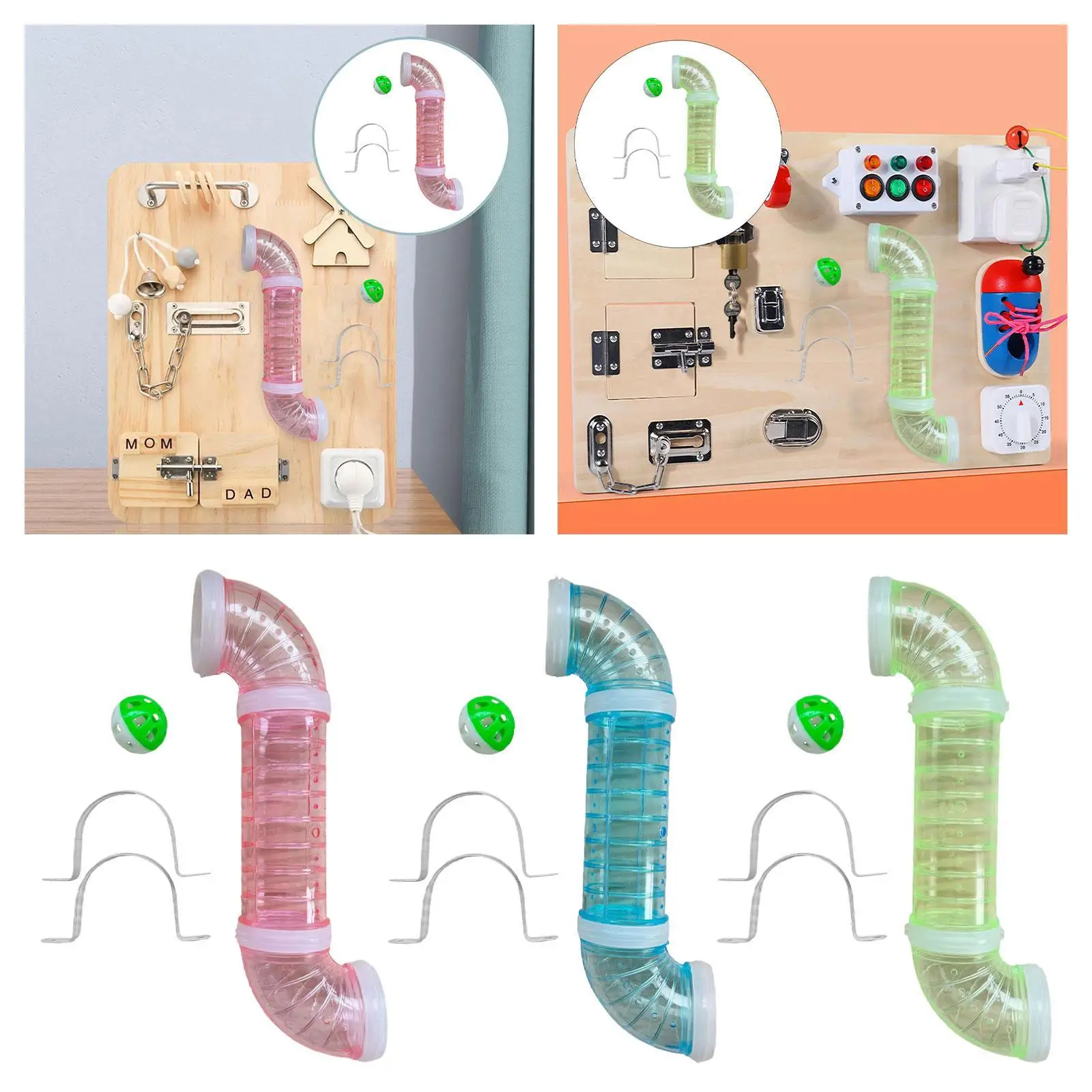 Busy Board DIY аксессуары для трубок раннего развития для детей, мальчиков и девочек
Busy Board DIY аксессуары для трубок раннего развития для детей, мальчиков и девочек