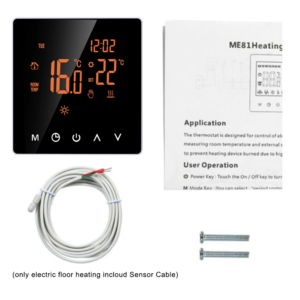 Smart Thermostat WiFi LCD Display Temperature Controller Wireless Remote Control Thermostat 16A WiFi
Smart Thermostat WiFi LCD Display Temperature Controller Wireless Remote Control Thermostat 16A WiFi