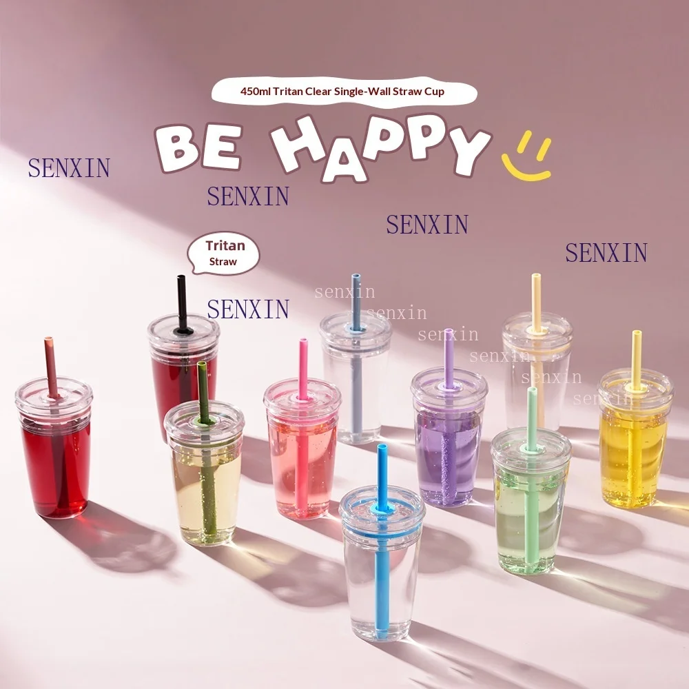 450 мл соломенная чашка Tritan, чашка для чая с молоком, кофейная чашка, разноцветная соломенная чашка для воды с конфетами, трансграничная соломенная чашка
450 мл соломенная чашка Tritan, чашка для чая с молоком, кофейная чашка, разноцветная соломенная чашка для воды с конфетами, трансграничная соломенная чашка