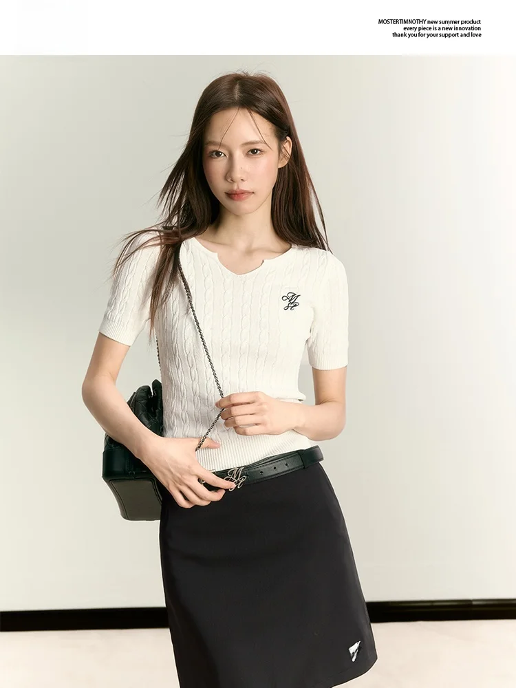 Женский летний универсальный трикотажный топ Slim Fit в корейском стиле, модель Moster Timnothy Original Commuter Sle V-Ne ort Sve
Женский летний универсальный трикотажный топ Slim Fit в корейском стиле, модель Moster Timnothy Original Commuter Sle V-Ne ort Sve