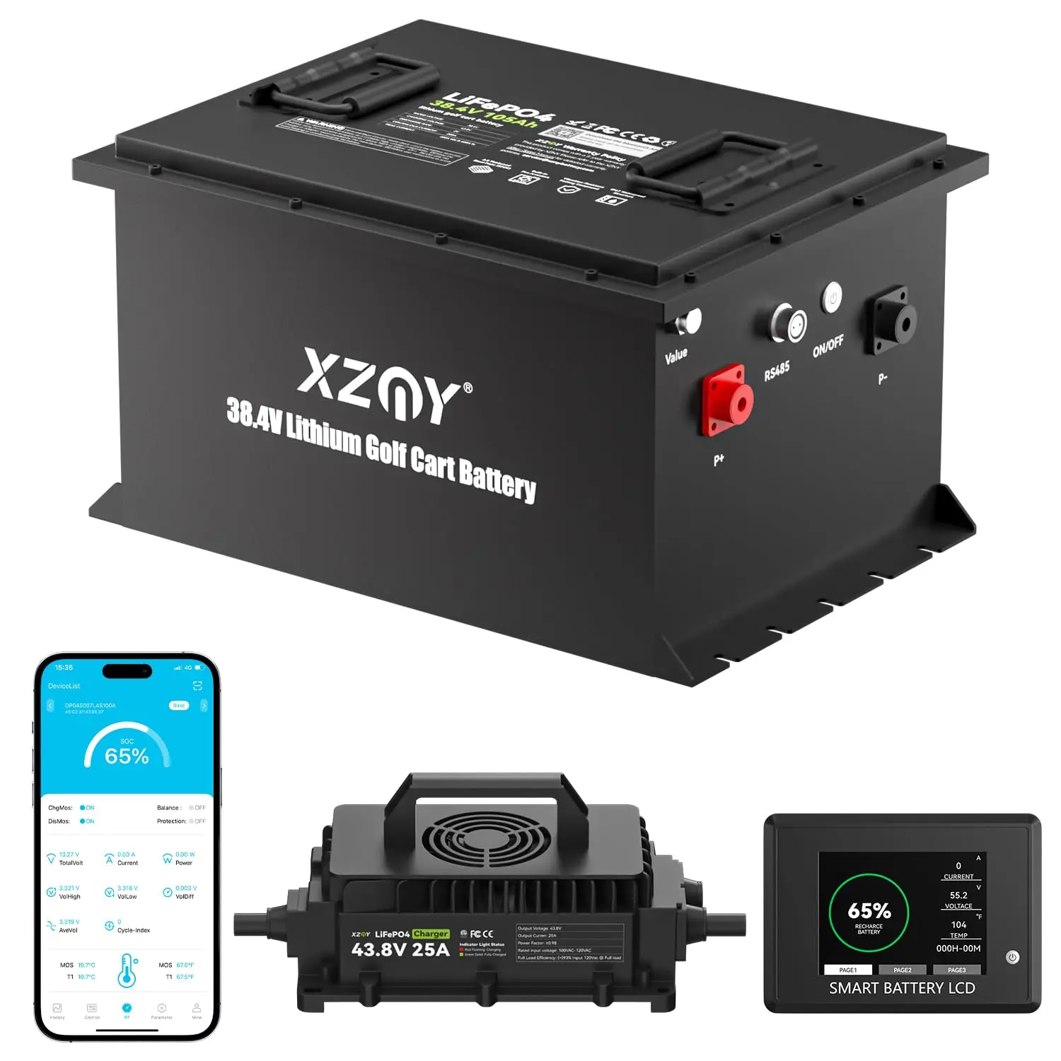 36V Lithium Battery Golf Cart, 36 Volt Lithium Battery for Golf Cart with Exclusive Fire Arrestor, Vibration-Resistant, Custom
36V Lithium Battery Golf Cart, 36 Volt Lithium Battery for Golf Cart with Exclusive Fire Arrestor, Vibration-Resistant, Custom