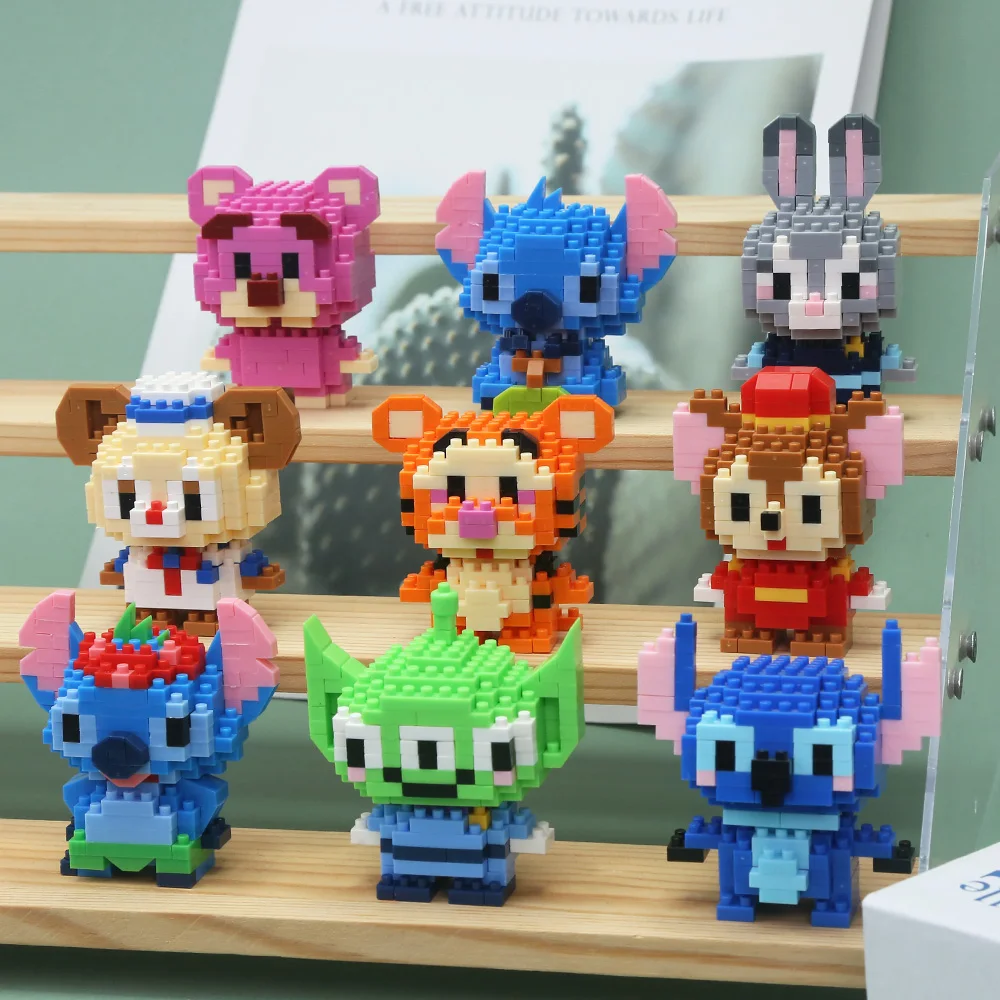Disney Building Block Model Winnie the Pooh Nick Mini Character Brick Lotso Judy Toys Gift Wholesale anime figure fans
Disney Building Block Model Winnie the Pooh Nick Mini Character Brick Lotso Judy Toys Gift Wholesale anime figure fans