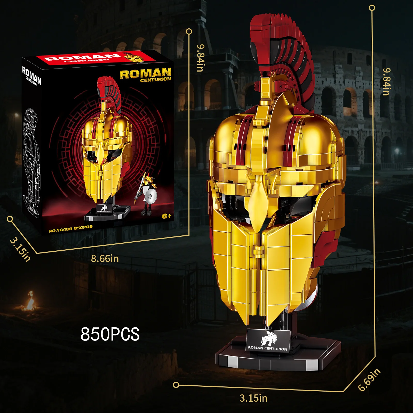 Конструктор «Шлем рыцаря Средневековья»: развивающий набор для сборки модели рыцаря, коллекционная игрушка для детей, подарок
Конструктор «Шлем рыцаря Средневековья»: развивающий набор для сборки модели рыцаря, коллекционная игрушка для детей, подарок