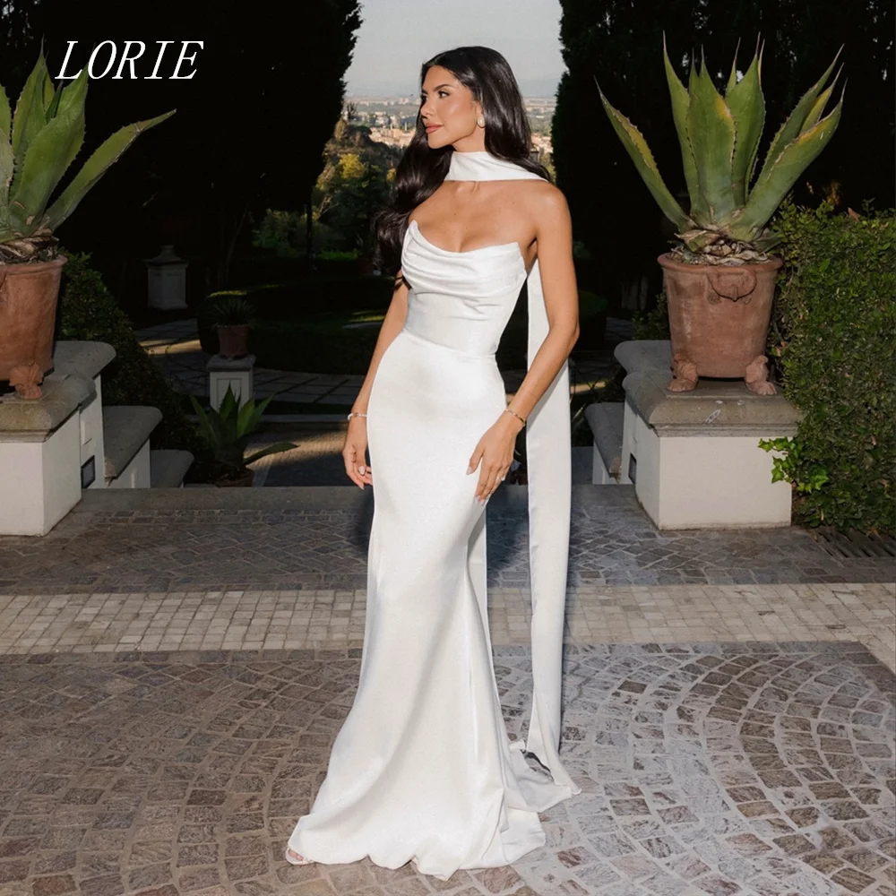 LORIE Luxury Illusion Mermaid Wedding Dress Pleat Sleeveless Bridal Dresses Elegant Boat Neck Wedding Gown Customized 2026
LORIE Luxury Illusion Mermaid Wedding Dress Pleat Sleeveless Bridal Dresses Elegant Boat Neck Wedding Gown Customized 2026