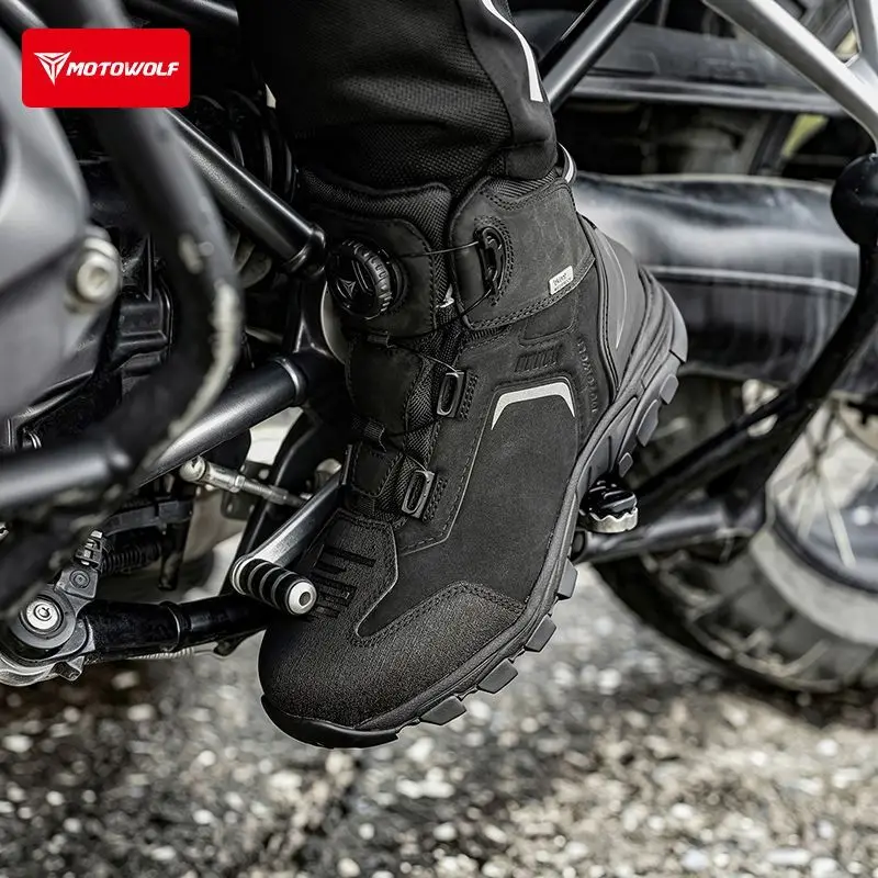 MOTOWOLF Motorcycle Riding Locomotive Boots High-top Wear-resistant Waterproof Motorcycle Travel Breathable Cowhide Boots
MOTOWOLF Motorcycle Riding Locomotive Boots High-top Wear-resistant Waterproof Motorcycle Travel Breathable Cowhide Boots