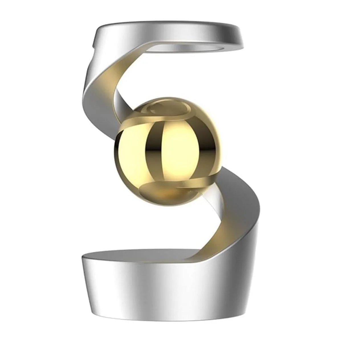 A72I Desktop Suspended Gyroscope, Defying Kinetic Desk Toy, Stress Relief Kinetic Sculpture Aluminum Rotary Gyro,A
A72I Desktop Suspended Gyroscope, Defying Kinetic Desk Toy, Stress Relief Kinetic Sculpture Aluminum Rotary Gyro,A