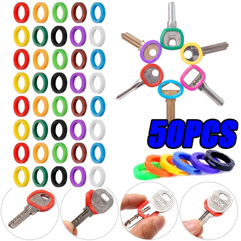 5/50Pcs Silicone Keys Caps Tags Topper Elastic Case for DIY Keyring Rubber Head Covers Key Locks Identifier Coding Accessories
5/50Pcs Silicone Keys Caps Tags Topper Elastic Case for DIY Keyring Rubber Head Covers Key Locks Identifier Coding Accessories