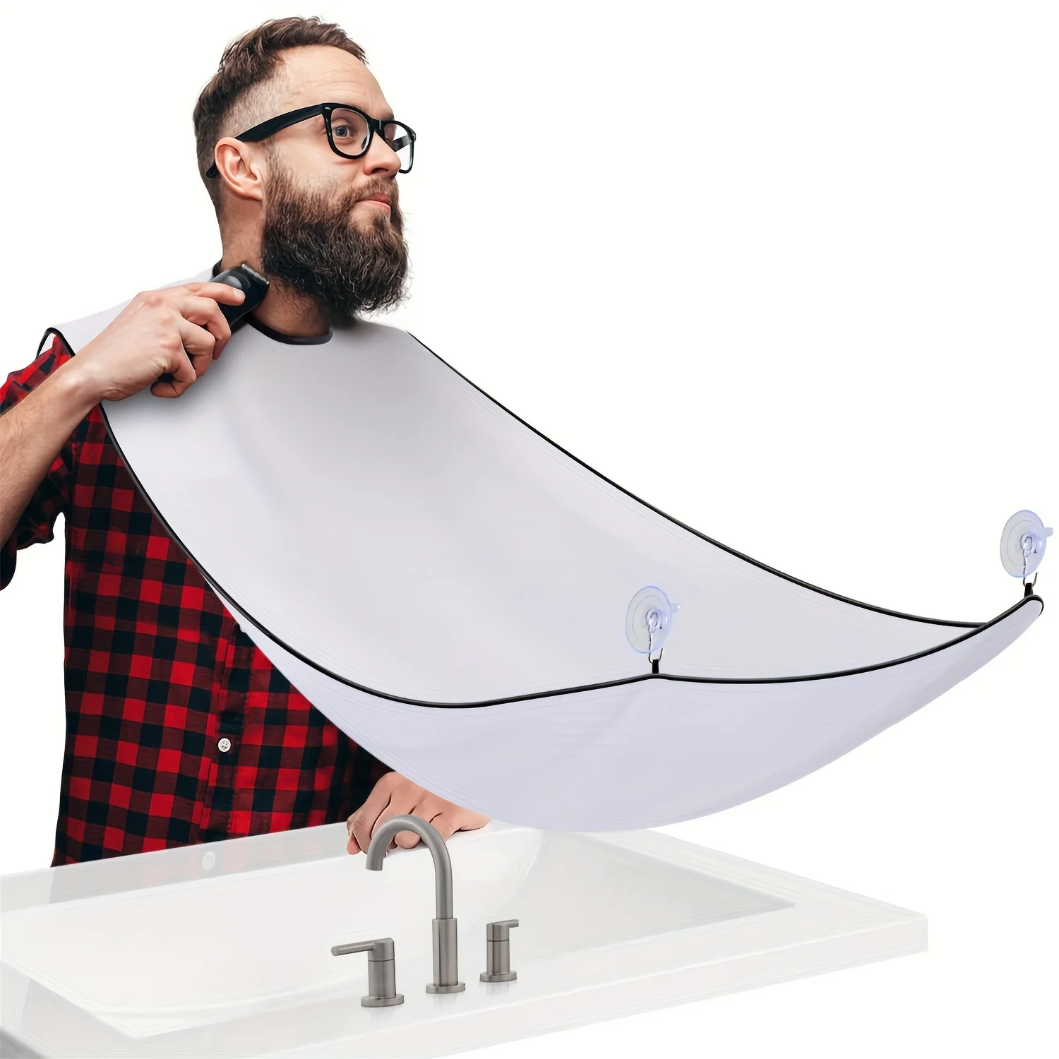 1 Beard Bib for Men Non Stick Material Mustache Catcher for Styling and Trimming Fits All Sizes
1 Beard Bib for Men Non Stick Material Mustache Catcher for Styling and Trimming Fits All Sizes