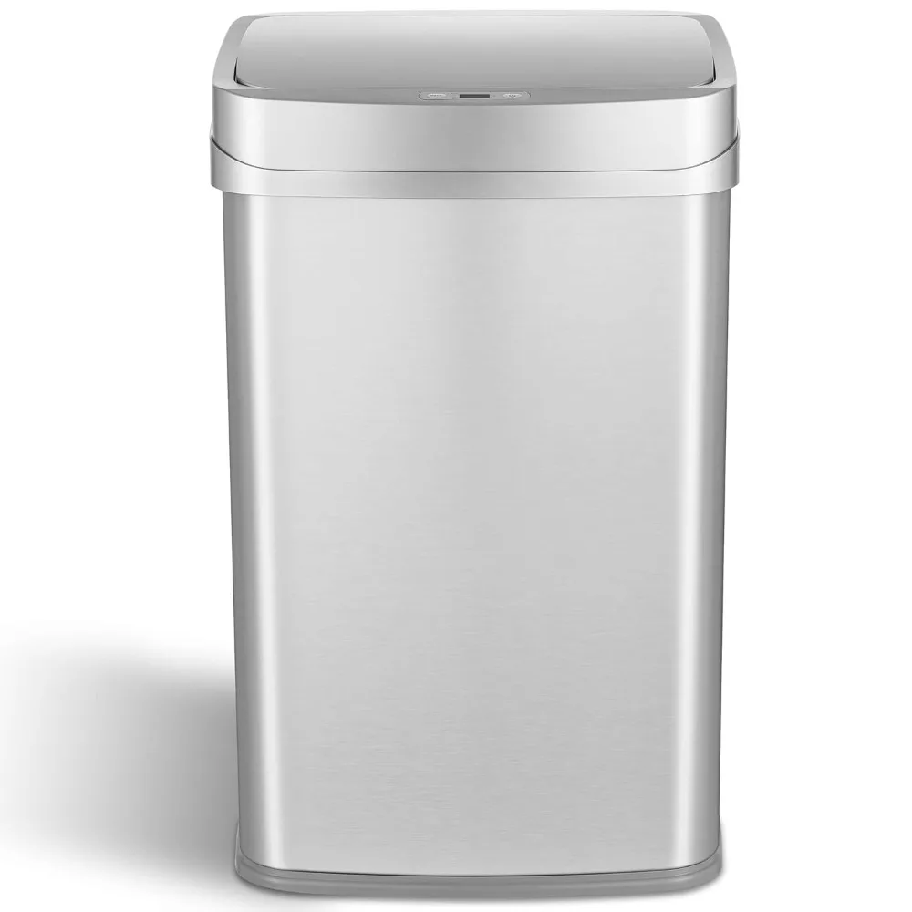 Automatic Odor Neutralizing Motion Sensor Trash Can Stainless Steel 13.2 Gallon 50L Soft Close Lid Silent Opening.Customized
Automatic Odor Neutralizing Motion Sensor Trash Can Stainless Steel 13.2 Gallon 50L Soft Close Lid Silent Opening.Customized