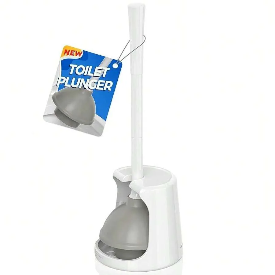 Plunger With Holder, Plungers For Bathroom Heavy Duty For 5.3-Inch Toilet Drain, Toilet Plunger And Holder Combo For Bathroom C
Plunger With Holder, Plungers For Bathroom Heavy Duty For 5.3-Inch Toilet Drain, Toilet Plunger And Holder Combo For Bathroom C