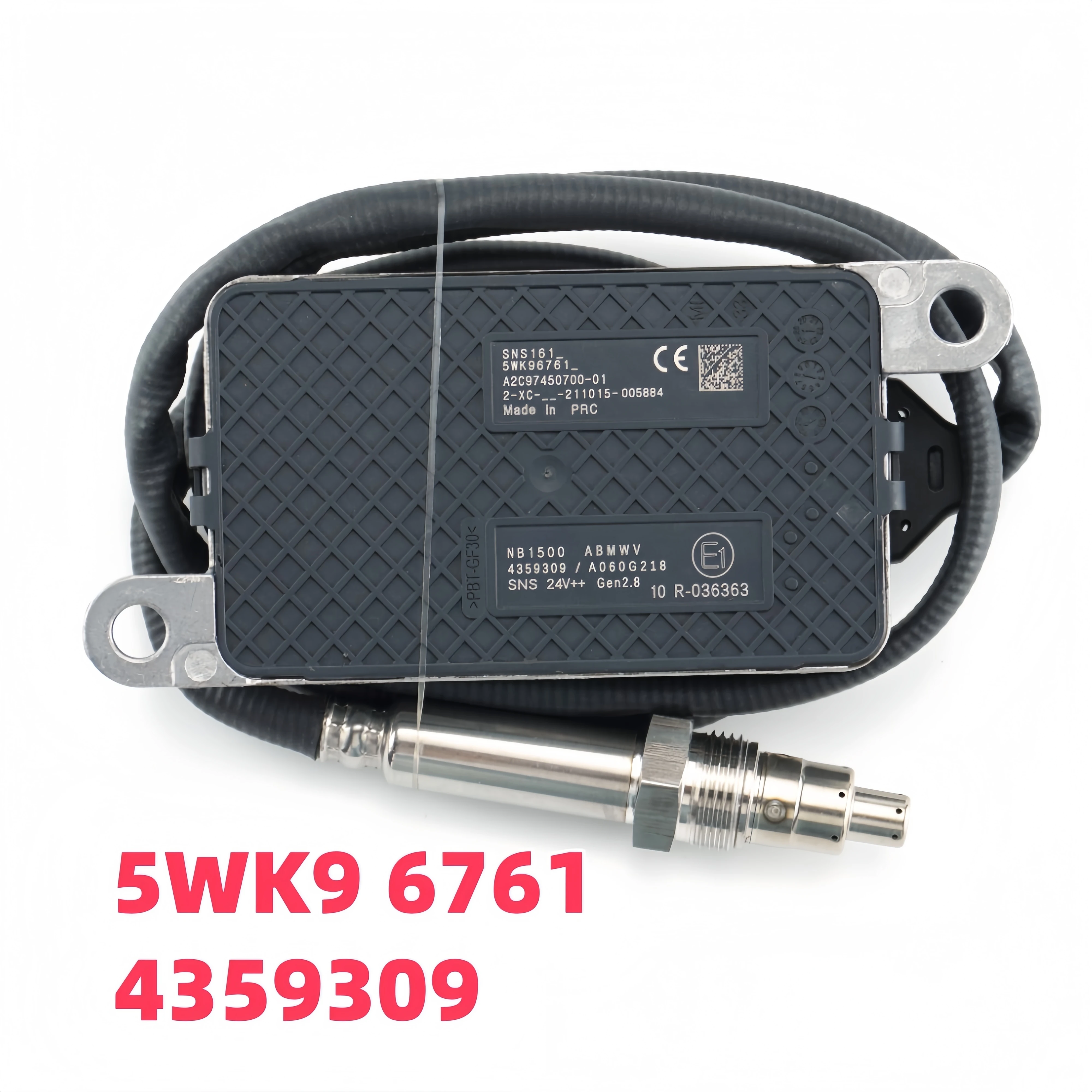 5WK96761 4359309 A06G218 Outlet Nitrogen Oxide NOx Sensor For CUMMINS Engine Truck Spare Parts 24V
5WK96761 4359309 A06G218 Outlet Nitrogen Oxide NOx Sensor For CUMMINS Engine Truck Spare Parts 24V