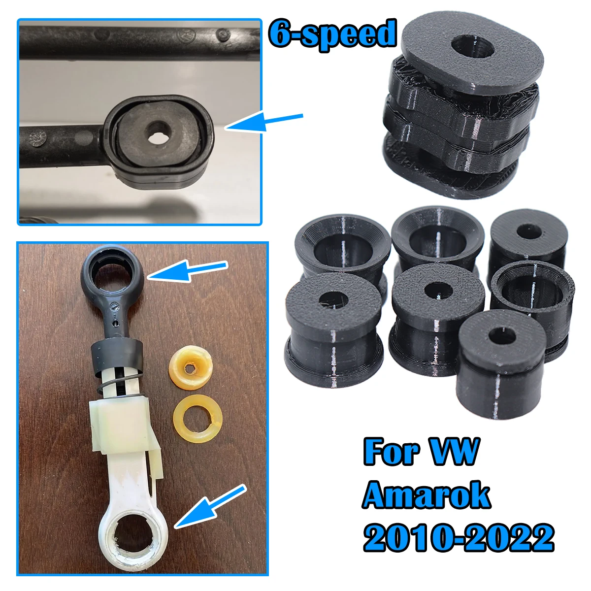 10pcs For VW Amarok 10-22 Manual Gearbox Shift Cable Linkage Control Bushing Gear Lever Selector End Rod Connect Bush Fix Repair
10pcs For VW Amarok 10-22 Manual Gearbox Shift Cable Linkage Control Bushing Gear Lever Selector End Rod Connect Bush Fix Repair