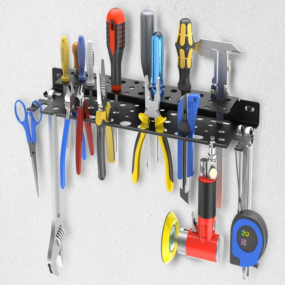 Wall Mount Screwdriver Plier Storage Metal Rack Hammers Wrench Holder Hand Tools Metal Rack for Storage Organizer Wall Shelf
Wall Mount Screwdriver Plier Storage Metal Rack Hammers Wrench Holder Hand Tools Metal Rack for Storage Organizer Wall Shelf