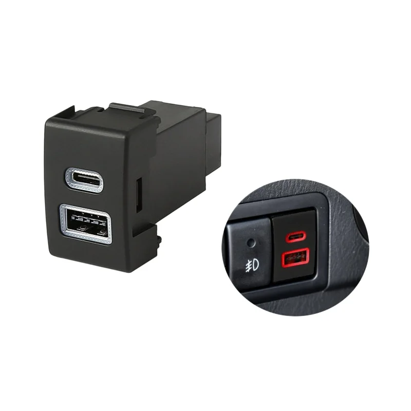 Suitable For The 2007-2015 Suzuki Jimny Car PD And QC3.0 Dual Fast Charging USB Ports Accesorios Para Auto
Suitable For The 2007-2015 Suzuki Jimny Car PD And QC3.0 Dual Fast Charging USB Ports Accesorios Para Auto