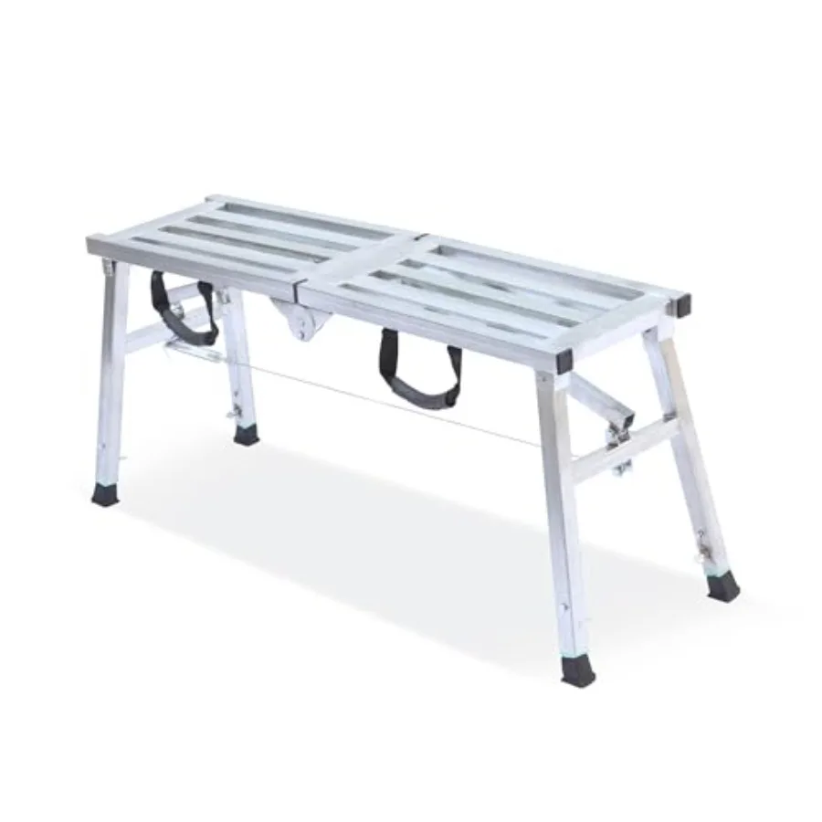 Adjustable Work Platform with 400 lb Duty Rating, Steel Step Ladder, Portable Folding Scaffolding Platform for RV Cleaning High
Adjustable Work Platform with 400 lb Duty Rating, Steel Step Ladder, Portable Folding Scaffolding Platform for RV Cleaning High