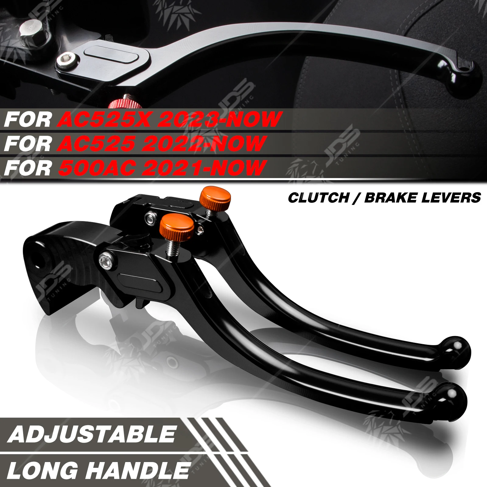JDSTUNING For VOGE AC525X/AC525/500AC Stepless Clutch Lever Brake Lever Set Long Handle Levers Motorcycle Accessories Parts
JDSTUNING For VOGE AC525X/AC525/500AC Stepless Clutch Lever Brake Lever Set Long Handle Levers Motorcycle Accessories Parts