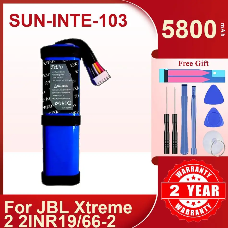 Li-ion Polymer Speaker Battery SUN-INTE-103 For JBL Xtreme 2 2INR19/66-2
Li-ion Polymer Speaker Battery SUN-INTE-103 For JBL Xtreme 2 2INR19/66-2