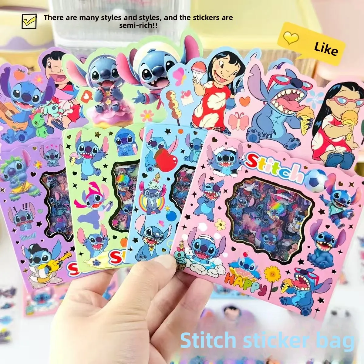2025 popular cartoon Stitch stickers, 100 handbook stickers, decorate boys, girls, cute goo cards, waterproof stickers
2025 popular cartoon Stitch stickers, 100 handbook stickers, decorate boys, girls, cute goo cards, waterproof stickers