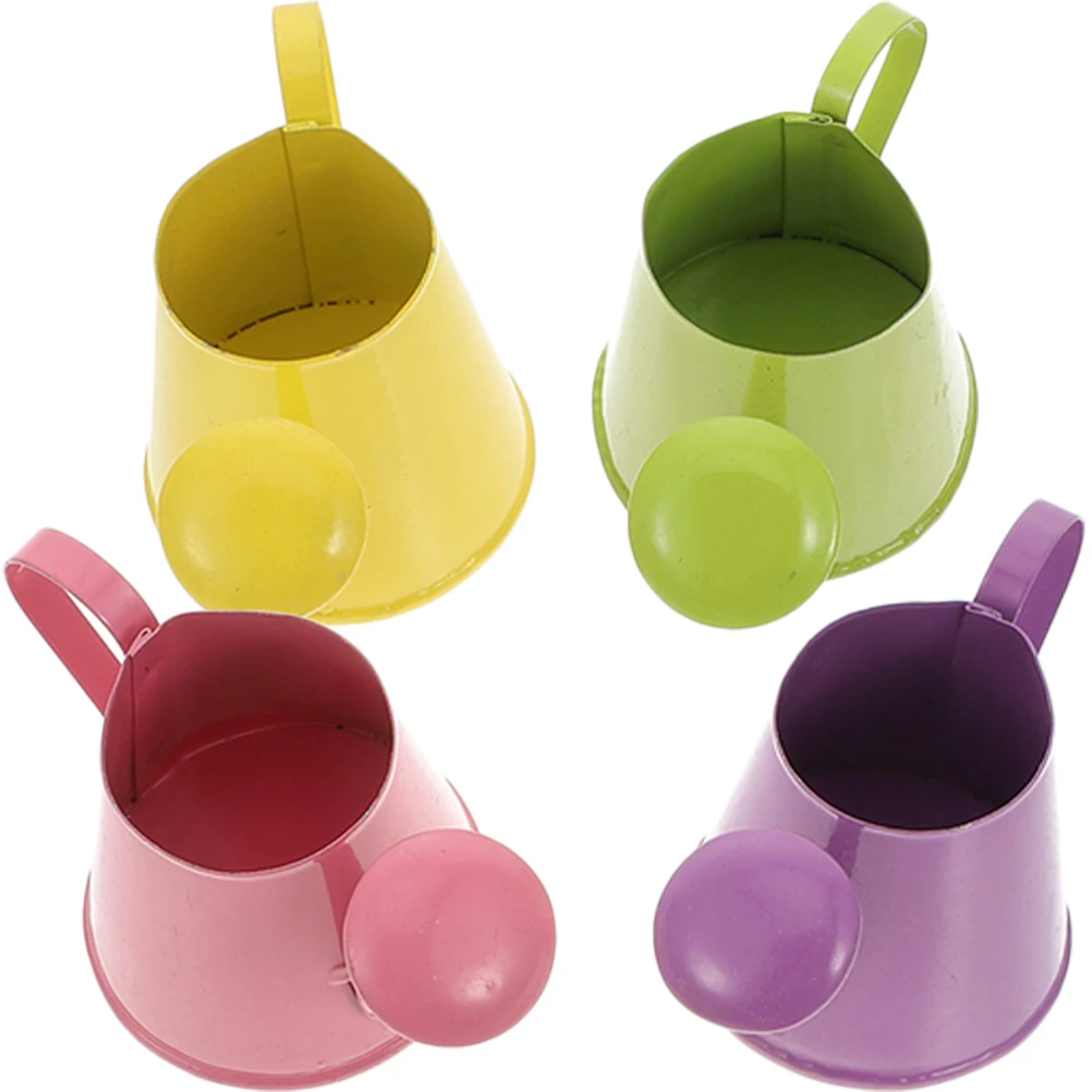 4 pcs Mini Watering Can Small Size Durable Iron Ergonomic Handle Kids Tool Plant Flower Sprinkling Props Portable
4 pcs Mini Watering Can Small Size Durable Iron Ergonomic Handle Kids Tool Plant Flower Sprinkling Props Portable