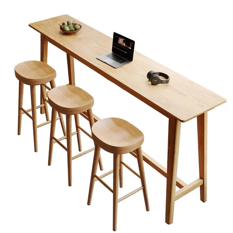 &Solid Wood Long Table Chair Set Simple Modern Style for Home Living Room Balcony Casual Narrow Wall High-Foot Design for Hotels
&Solid Wood Long Table Chair Set Simple Modern Style for Home Living Room Balcony Casual Narrow Wall High-Foot Design for Hotels