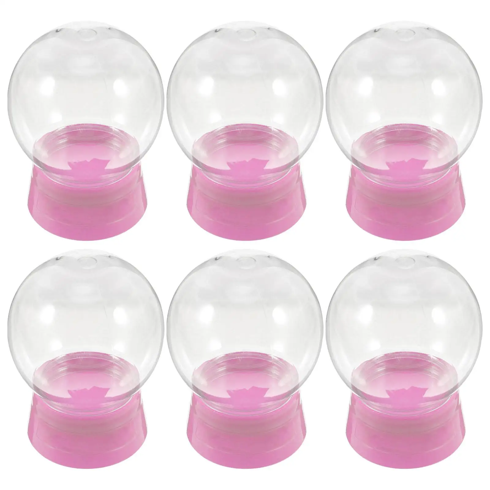 6 Pcs Globe Plastic Crystal Ball for DIY Christmas Snow Globe Diy Decor Christmas Trees Globes Craft Holiday Party Accessories
6 Pcs Globe Plastic Crystal Ball for DIY Christmas Snow Globe Diy Decor Christmas Trees Globes Craft Holiday Party Accessories