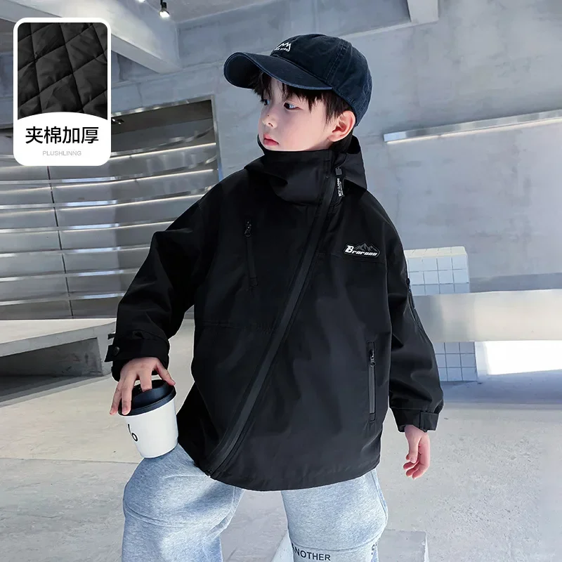 Boys' winter clothing, three proof Parker cotton jacket, new children's thick charging jacket, cotton jacket, medium and large c
Boys' winter clothing, three proof Parker cotton jacket, new children's thick charging jacket, cotton jacket, medium and large c