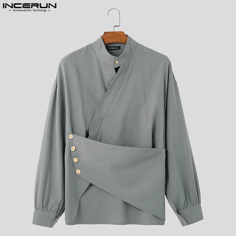 Men's Clothing Spring Summer Long Sleeve Men Shirt INCERUN Irregular Shirt Buttons Men Tops Streetwear Casual Tee Men's Clothing
Men's Clothing Spring Summer Long Sleeve Men Shirt INCERUN Irregular Shirt Buttons Men Tops Streetwear Casual Tee Men's Clothing