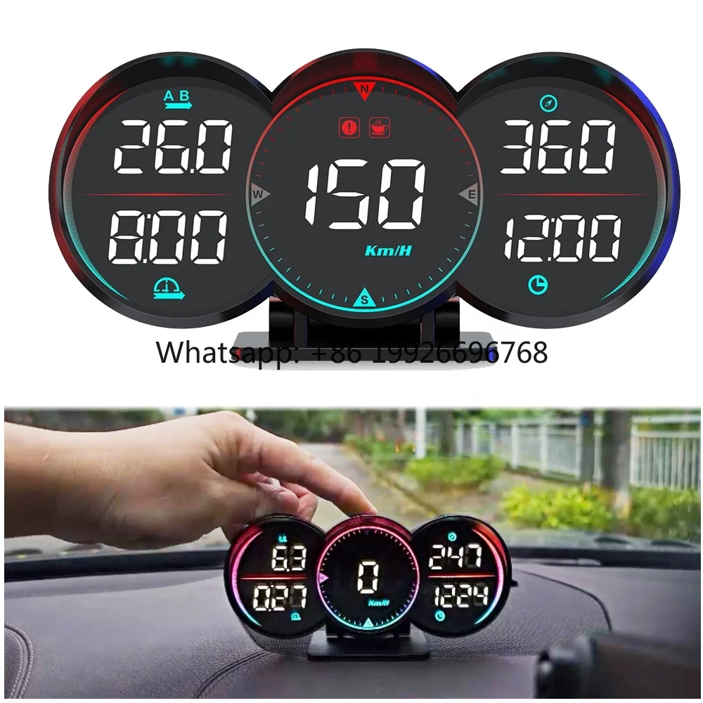 WiiYii G17 Universal Car Digital Gauge HUD Speedometer with GPS Widescreen LED Display 4.5 Inches Screen for All Vehicles
WiiYii G17 Universal Car Digital Gauge HUD Speedometer with GPS Widescreen LED Display 4.5 Inches Screen for All Vehicles