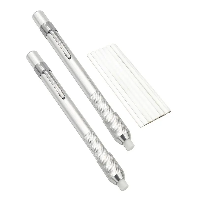 M11K-Soap Stone Holders,2Pc Round, Welding Pencil Holders, Extra 40Pcs Refills,For Welders, Students, Mark Soapstone
M11K-Soap Stone Holders,2Pc Round, Welding Pencil Holders, Extra 40Pcs Refills,For Welders, Students, Mark Soapstone