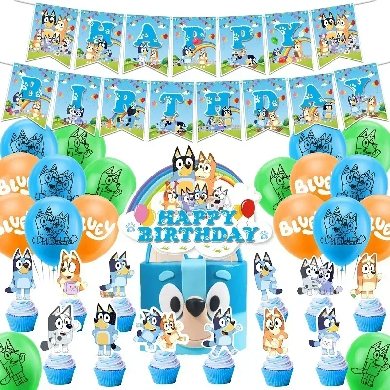 Bluey Girls Boys Birthday Party Decoration Balloon Banner Big Flag Set Shower Supplies
Bluey Girls Boys Birthday Party Decoration Balloon Banner Big Flag Set Shower Supplies